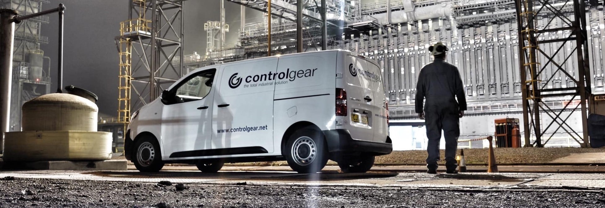 Control Gear van at an industrial plant
