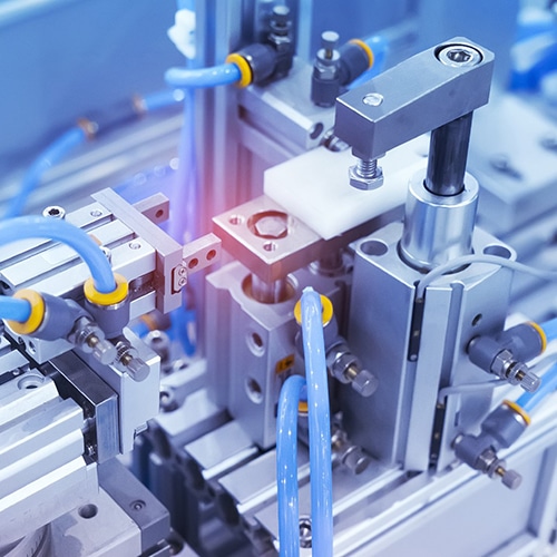 Pneumatic cylinders and valves