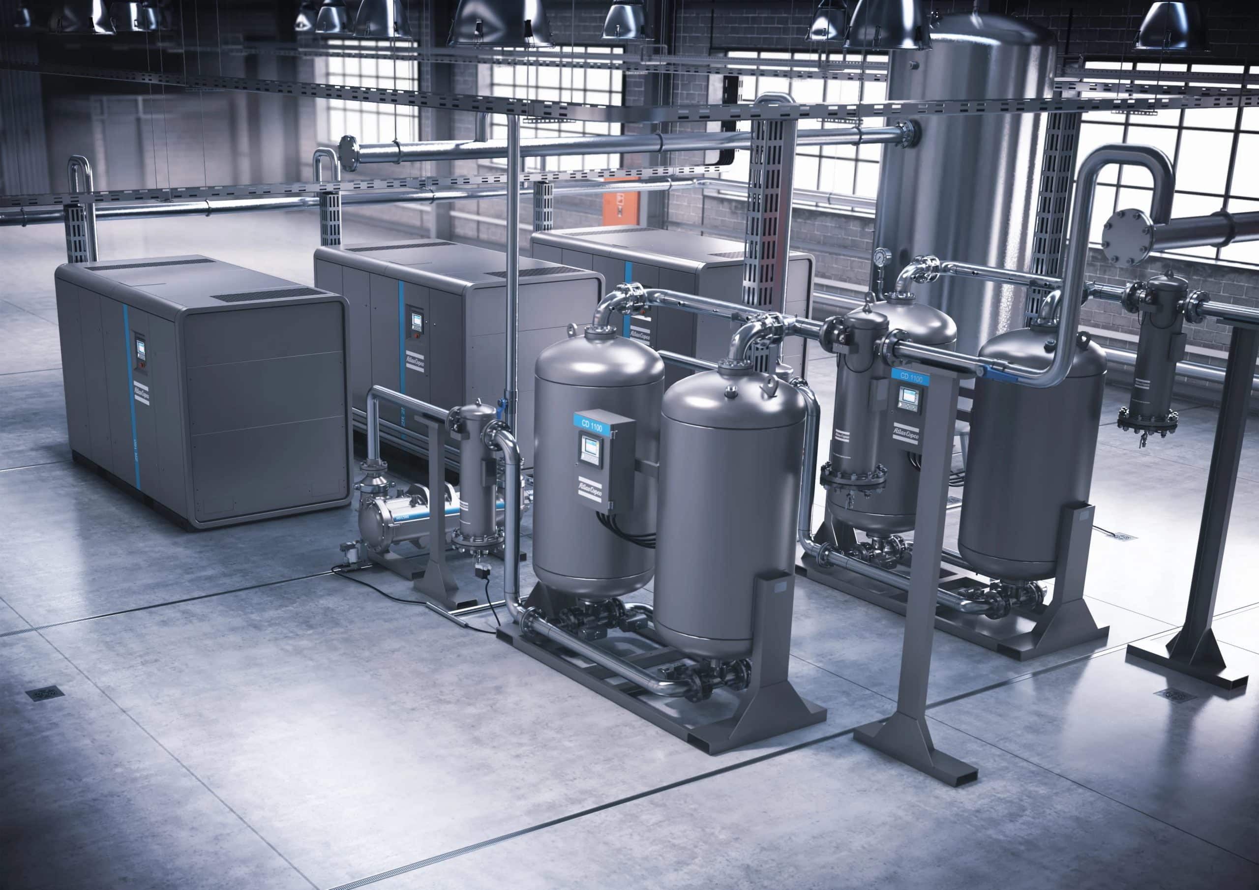 Air Compressor Pipework Installation