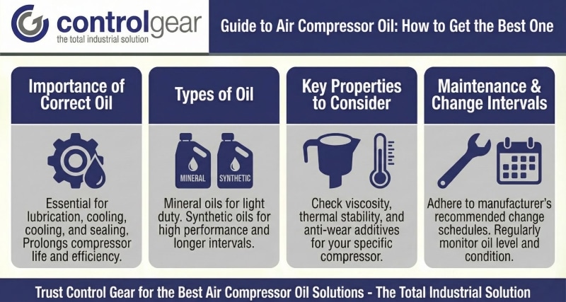 Guide to air compressor oil
