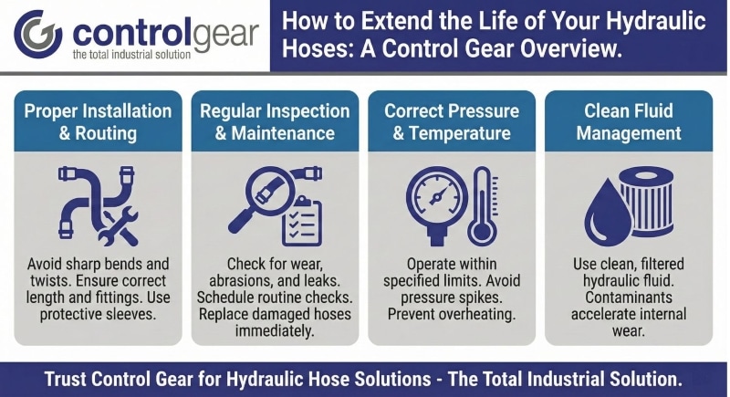 How to Extend the Life of Your Hydraulic Hoses