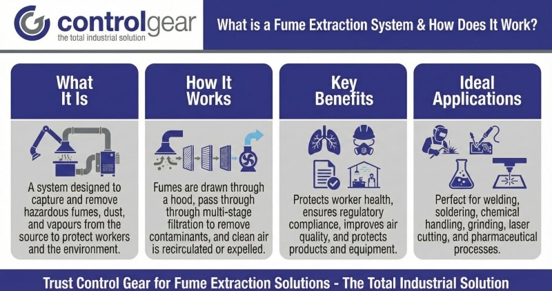What is a fume extraction system