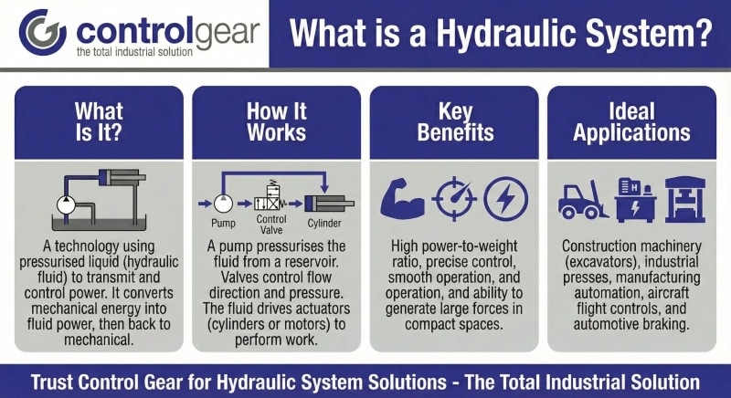 What is a hydraulic system