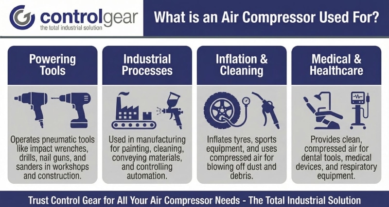 What is an air compressor, and what is it used for
