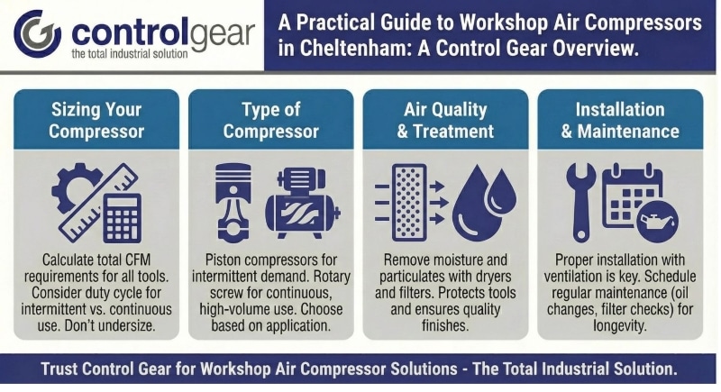 Workshop Air Compressors in Cheltenham
