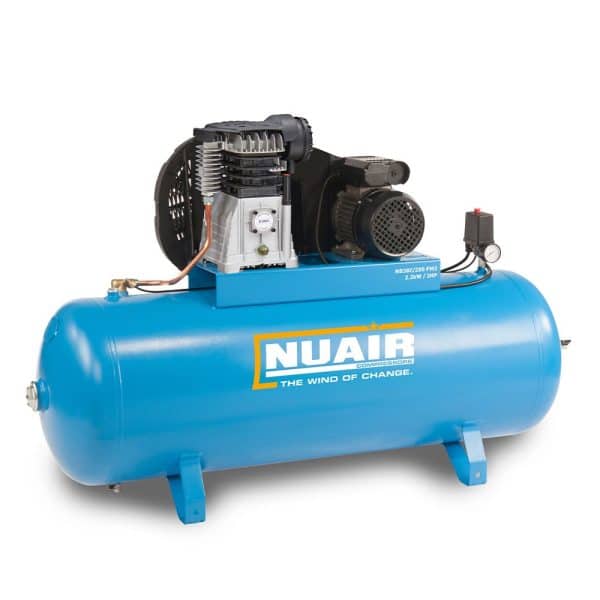 Nuair Pro NB3800B 200L 4HP High-Output Air Compressor (230V)