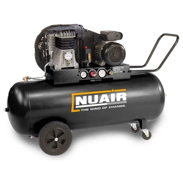 Nuair Tech Pro B2800B 150L 3HP Belt Drive Air Compressor (230V)
