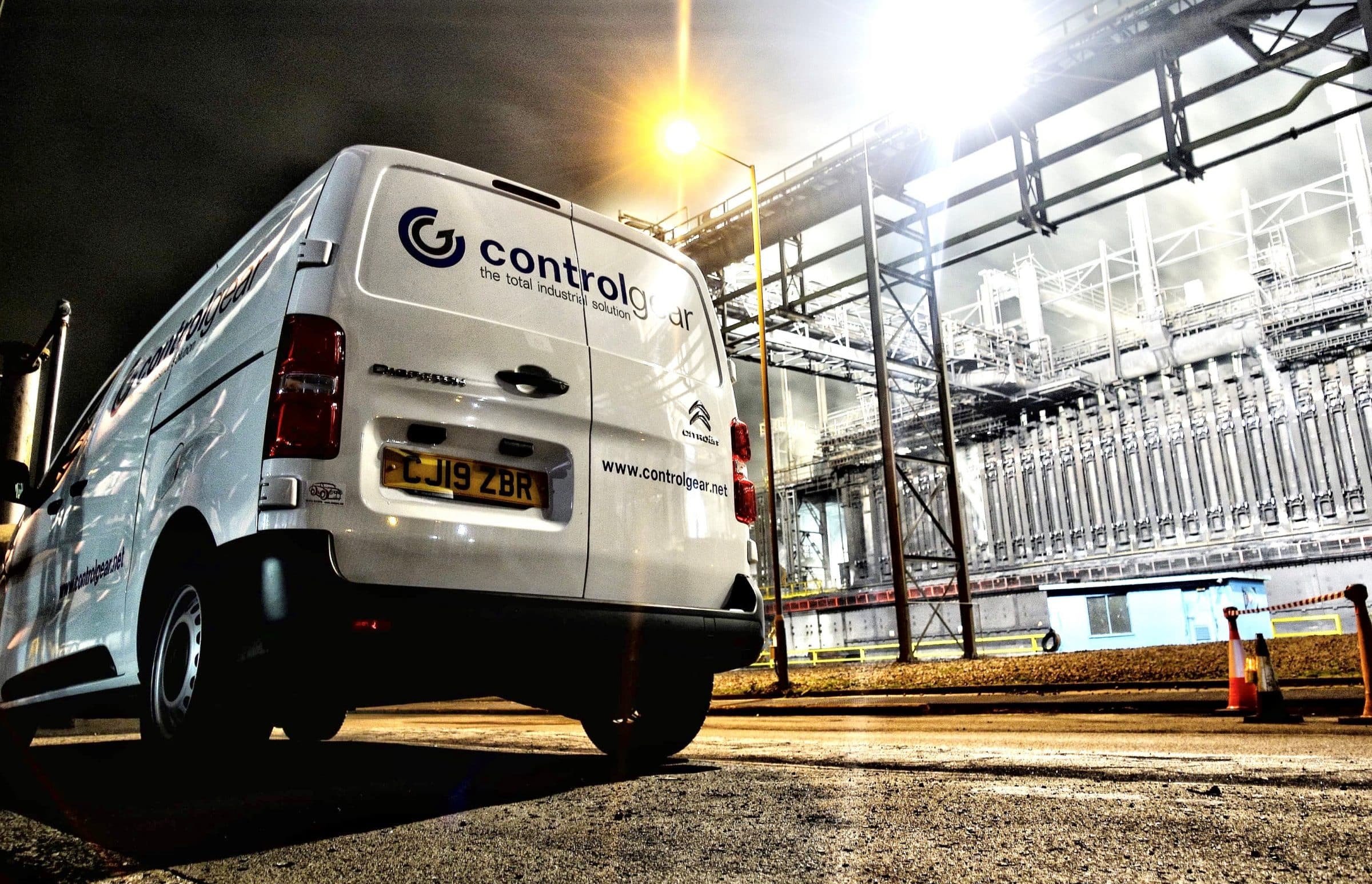 Control Gear van at the Treforest workshop