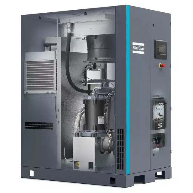 Oil-injected screw compressor